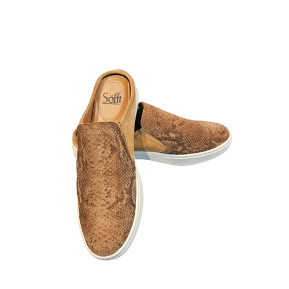 Sofft Women's Suede Leather Slip-On Mule Sneakers.‎ Size 8 - Picture 5 of 8